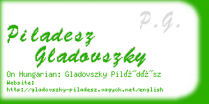 piladesz gladovszky business card